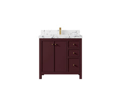 Chicago 36 in. W x 22 in. D Center Sink Bathroom Vanity - photo 45