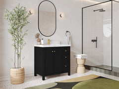 Chicago 36 in. W x 22 in. D Center Sink Bathroom Vanity - photo 2
