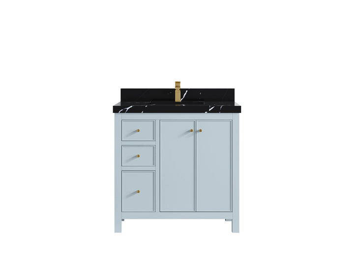 Chicago 36 in. W x 22 in. D Center Sink Bathroom Vanity - photo 9