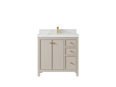 Chicago 36 in. W x 22 in. D Center Sink Bathroom Vanity - photo 19