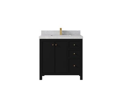 Chicago 36 in. W x 22 in. D Center Sink Bathroom Vanity - Willow Bath and Vanity
