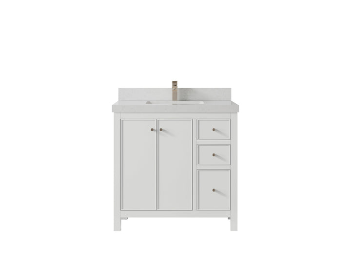 Chicago 36 in. W x 22 in. D Center Sink Bathroom Vanity - photo 13