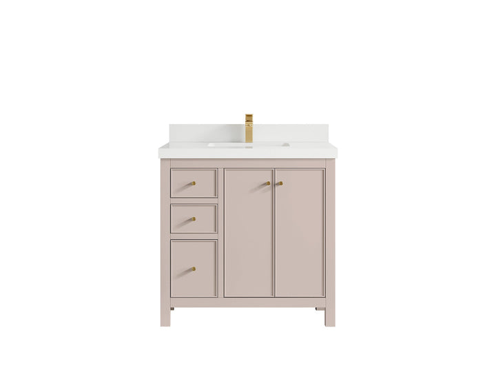 Chicago 36 in. W x 22 in. D Center Sink Bathroom Vanity - photo 45
