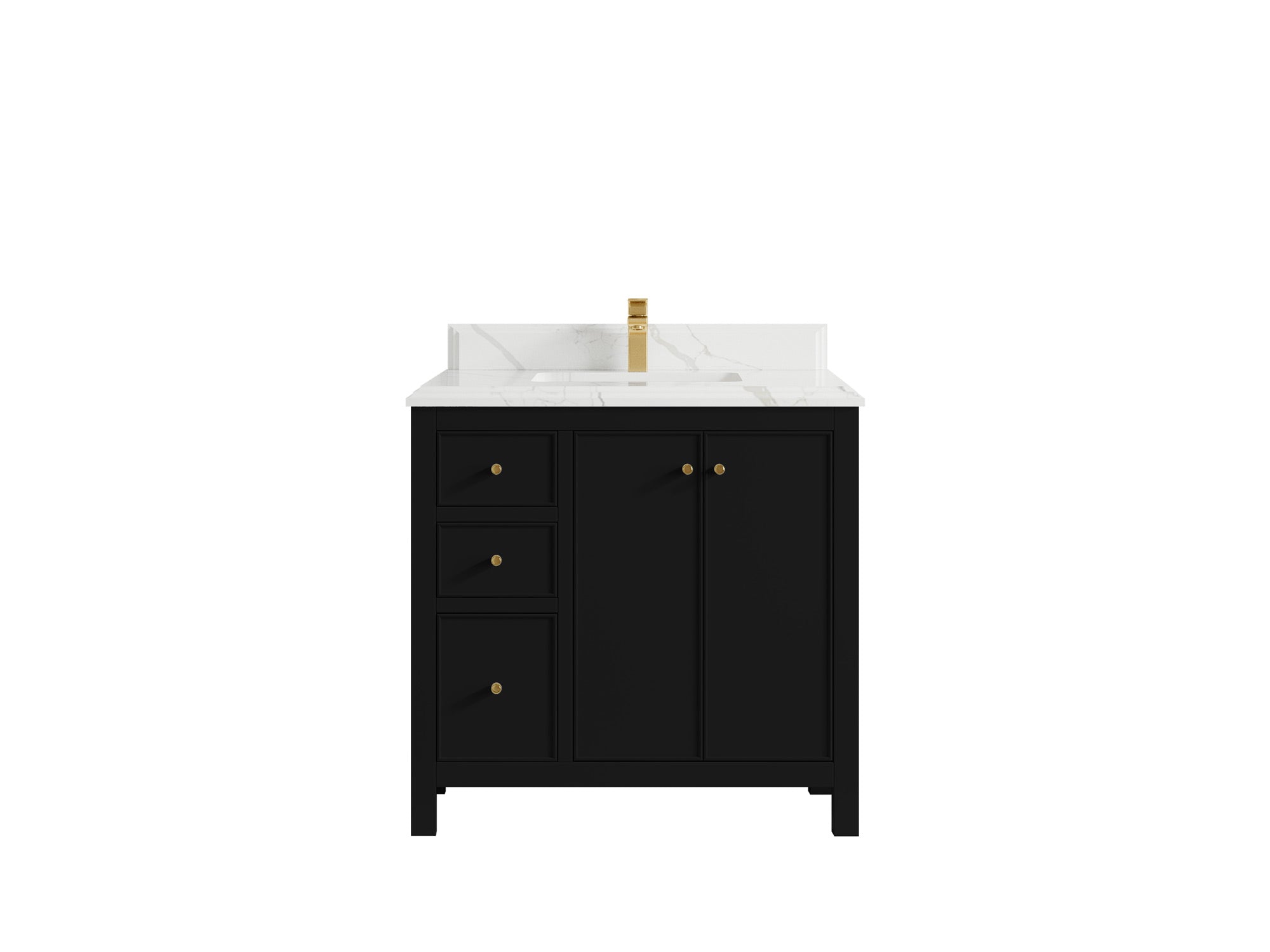 Chicago 36 in. W x 22 in. D Center Sink Bathroom Vanity - Willow Bath and Vanity