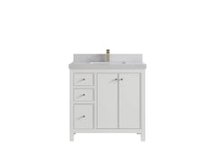 Chicago 36 in. W x 22 in. D Center Sink Bathroom Vanity - photo 1