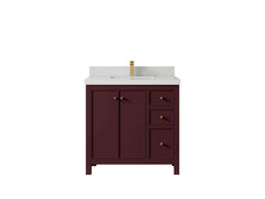 Chicago 36 in. W x 22 in. D Center Sink Bathroom Vanity - photo 27