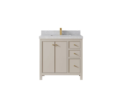 Chicago 36 in. W x 22 in. D Center Sink Bathroom Vanity - Willow Bath and Vanity