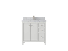 Chicago 36 in. W x 22 in. D Center Sink Bathroom Vanity - photo 37