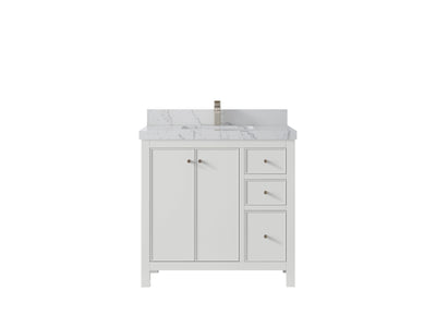 Chicago 36 in. W x 22 in. D Center Sink Bathroom Vanity - Willow Bath and Vanity