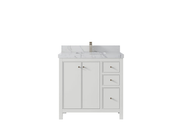 Chicago 36 in. W x 22 in. D Center Sink Bathroom Vanity - photo 37