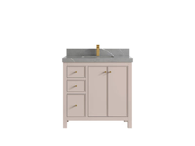 Chicago 36 in. W x 22 in. D Center Sink Bathroom Vanity - Willow Bath and Vanity