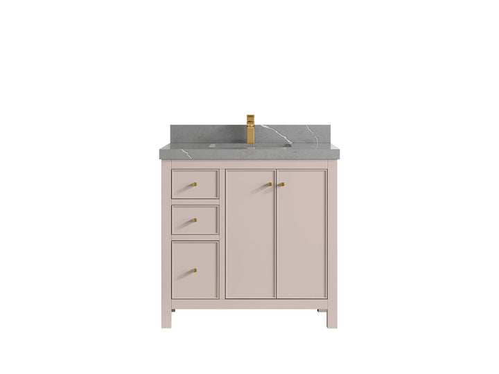 Chicago 36 in. W x 22 in. D Center Sink Bathroom Vanity - photo 35