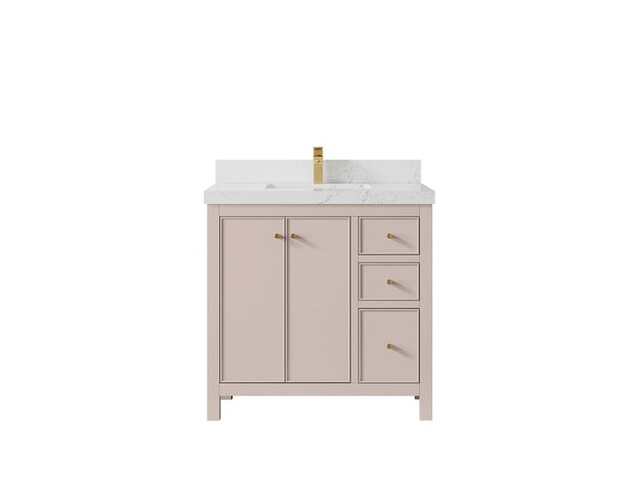 Chicago 36 in. W x 22 in. D Center Sink Bathroom Vanity - photo 31
