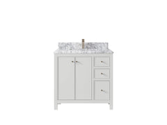 Chicago 36 in. W x 22 in. D Center Sink Bathroom Vanity - photo 19