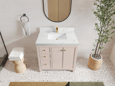 Chicago 36 in. W x 22 in. D Center Sink Bathroom Vanity - Willow Bath and Vanity