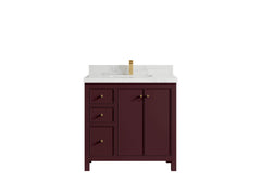 Chicago 36 in. W x 22 in. D Center Sink Bathroom Vanity - photo 35