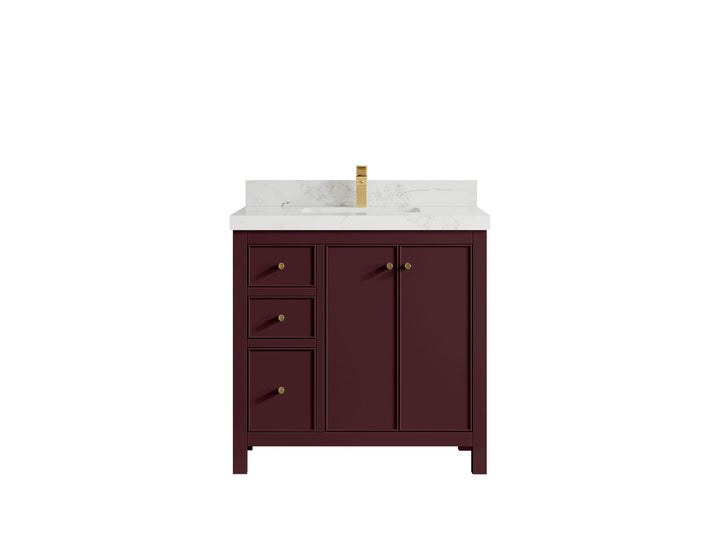 Chicago 36 in. W x 22 in. D Center Sink Bathroom Vanity - photo 35