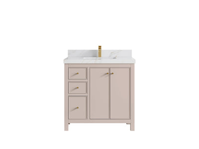Chicago 36 in. W x 22 in. D Center Sink Bathroom Vanity - Willow Bath and Vanity