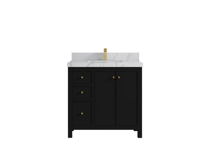 Chicago 36 in. W x 22 in. D Center Sink Bathroom Vanity - photo 43