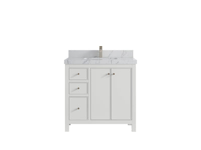 Chicago 36 in. W x 22 in. D Center Sink Bathroom Vanity - Willow Bath and Vanity
