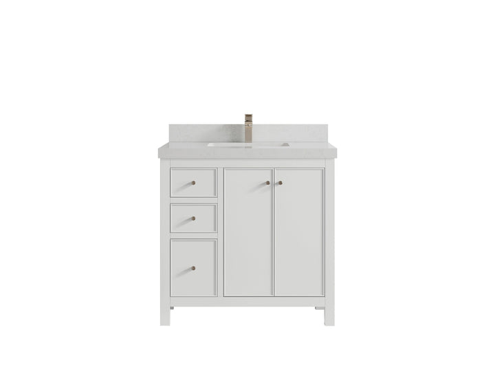 Chicago 36 in. W x 22 in. D Center Sink Bathroom Vanity - photo 13