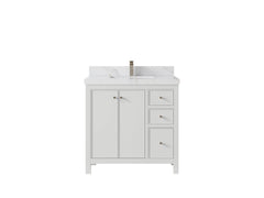 Chicago 36 in. W x 22 in. D Center Sink Bathroom Vanity - photo 17
