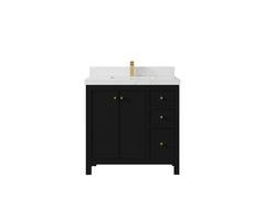 Chicago 36 in. W x 22 in. D Center Sink Bathroom Vanity - photo 31