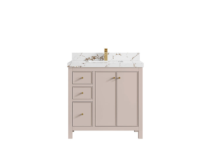 Chicago 36 in. W x 22 in. D Center Sink Bathroom Vanity - photo 37