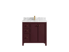 Chicago 36 in. W x 22 in. D Center Sink Bathroom Vanity - photo 41