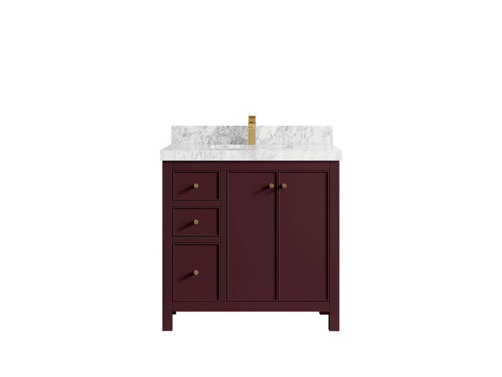 Chicago 36 in. W x 22 in. D Center Sink Bathroom Vanity - photo 41
