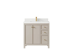 Chicago 36 in. W x 22 in. D Center Sink Bathroom Vanity - photo 35