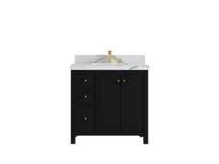 Chicago 36 in. W x 22 in. D Center Sink Bathroom Vanity - photo 15