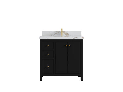 Chicago 36 in. W x 22 in. D Center Sink Bathroom Vanity - Willow Bath and Vanity