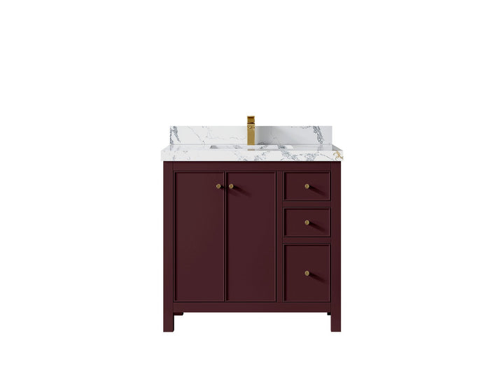 Chicago 36 in. W x 22 in. D Center Sink Bathroom Vanity - photo 21