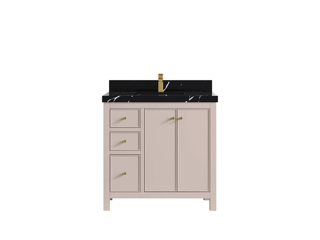 Chicago 36 in. W x 22 in. D Center Sink Bathroom Vanity - Willow Bath and Vanity
