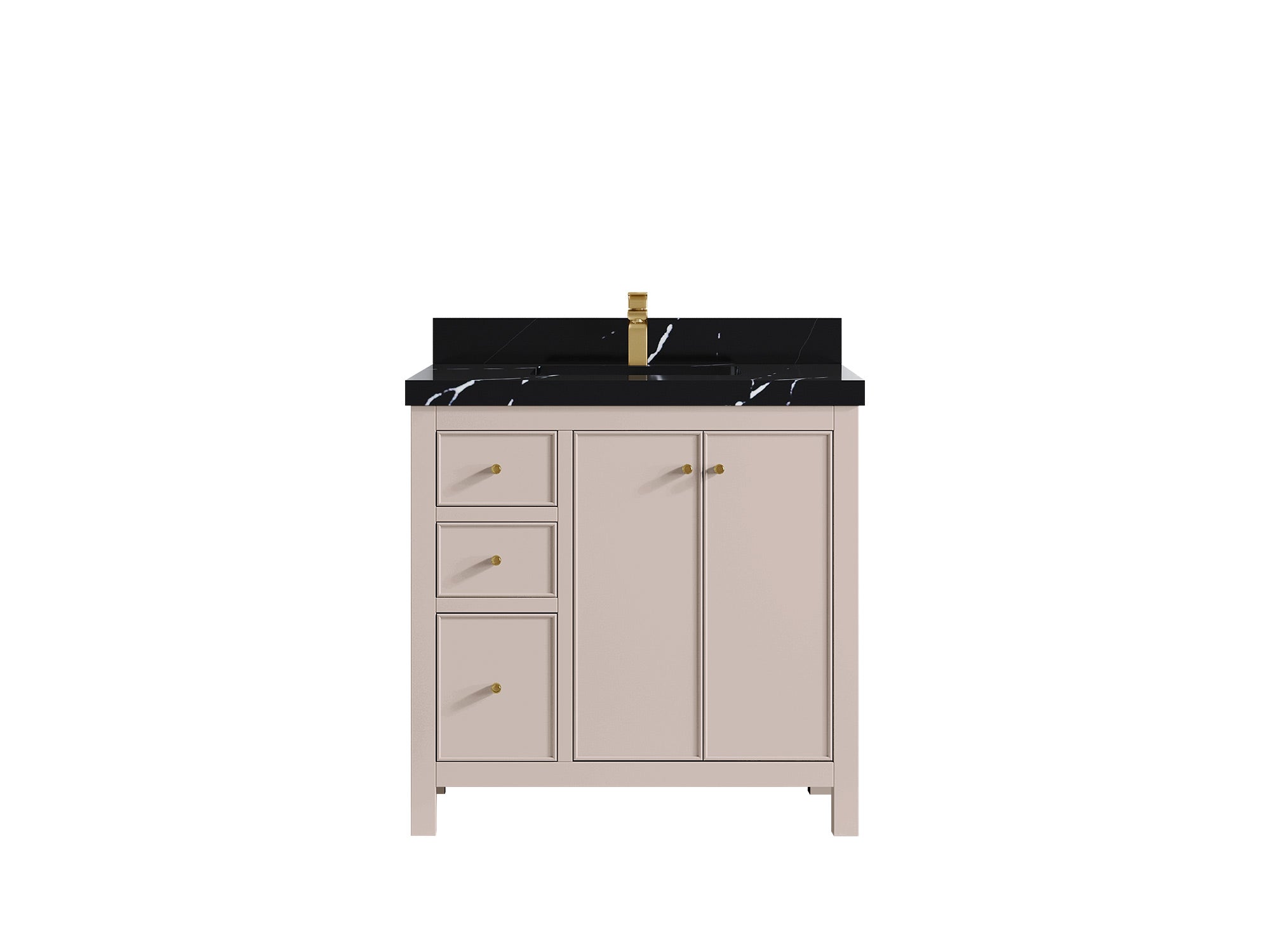 Chicago 36 in. W x 22 in. D Center Sink Bathroom Vanity - Willow Bath and Vanity