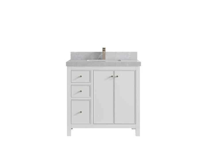 Chicago 36 in. W x 22 in. D Center Sink Bathroom Vanity - photo 33