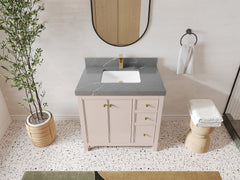 Chicago 36 in. W x 22 in. D Center Sink Bathroom Vanity - photo 34