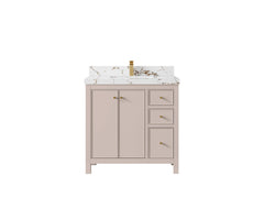 Chicago 36 in. W x 22 in. D Center Sink Bathroom Vanity - photo 37