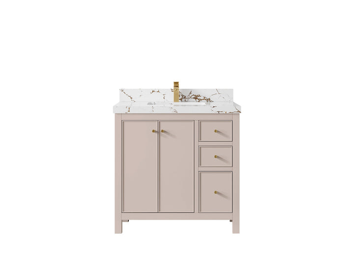 Chicago 36 in. W x 22 in. D Center Sink Bathroom Vanity - photo 37