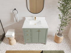 Chicago 36 in. W x 22 in. D Center Sink Bathroom Vanity - photo 22