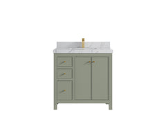 Chicago 36 in. W x 22 in. D Center Sink Bathroom Vanity - photo 41