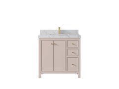 Chicago 36 in. W x 22 in. D Center Sink Bathroom Vanity - photo 43