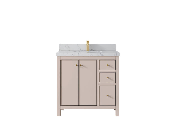 Chicago 36 in. W x 22 in. D Center Sink Bathroom Vanity - photo 43