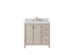 Chicago 36 in. W x 22 in. D Center Sink Bathroom Vanity - photo 15