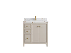 Chicago 36 in. W x 22 in. D Center Sink Bathroom Vanity - photo 33