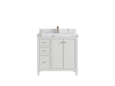 Chicago 36 in. W x 22 in. D Center Sink Bathroom Vanity - Willow Bath and Vanity