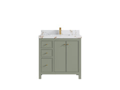 Chicago 36 in. W x 22 in. D Center Sink Bathroom Vanity - photo 35