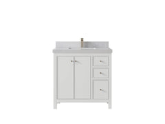 Chicago 36 in. W x 22 in. D Center Sink Bathroom Vanity - photo 1