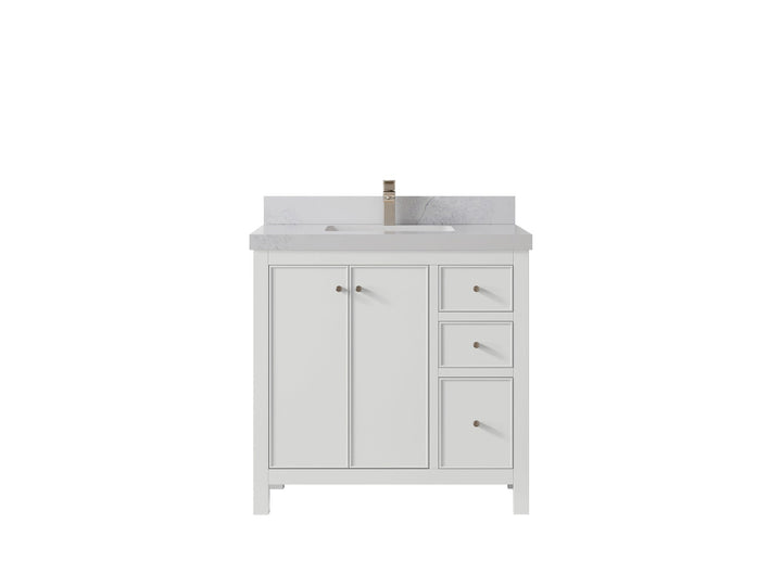 Chicago 36 in. W x 22 in. D Center Sink Bathroom Vanity - photo 1